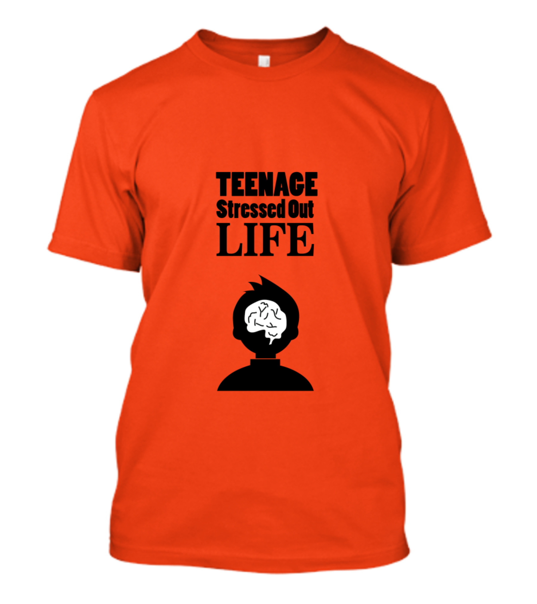 Teenage Stressed Out Life Brainstorming T-Shirt