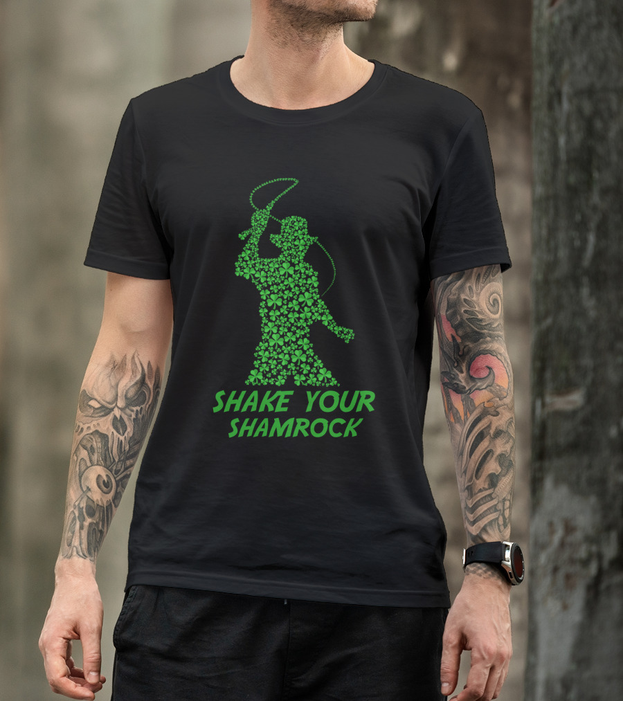 Indiana Jones Shake Your Shamrock St Patrick's Day T-Shirt