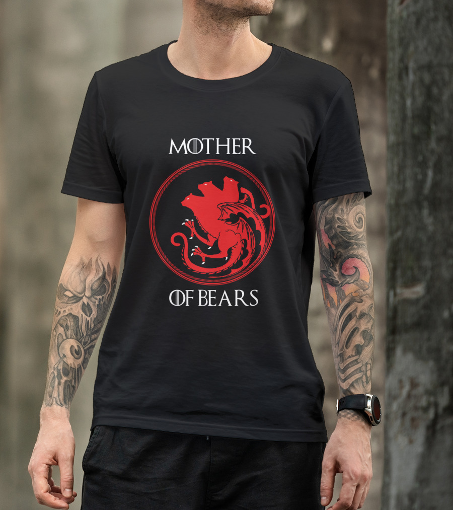 Mother Of Bears Three-Headed Serpent Emblem T-Shirt