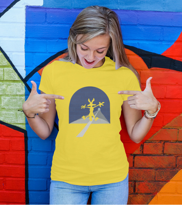 Wile E. Coyote Wall Smash Illusion T-Shirt