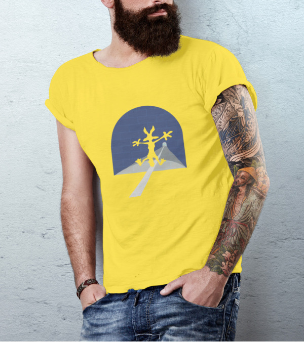 Wile E. Coyote Wall Smash Illusion T-Shirt