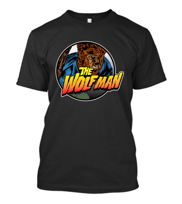 The Wolfman Comic Style Horror Stalks T-Shirt