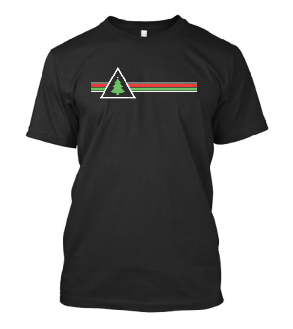 Merry Christmas Vocations Tree Triangle Stripes T-Shirt