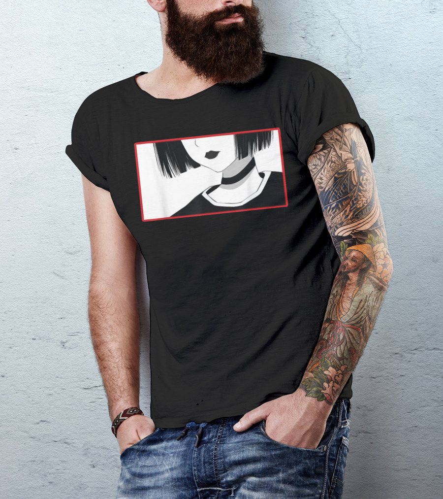 Aesthetic Soft Grunge Goth Anime Girl Gothic T-Shirt