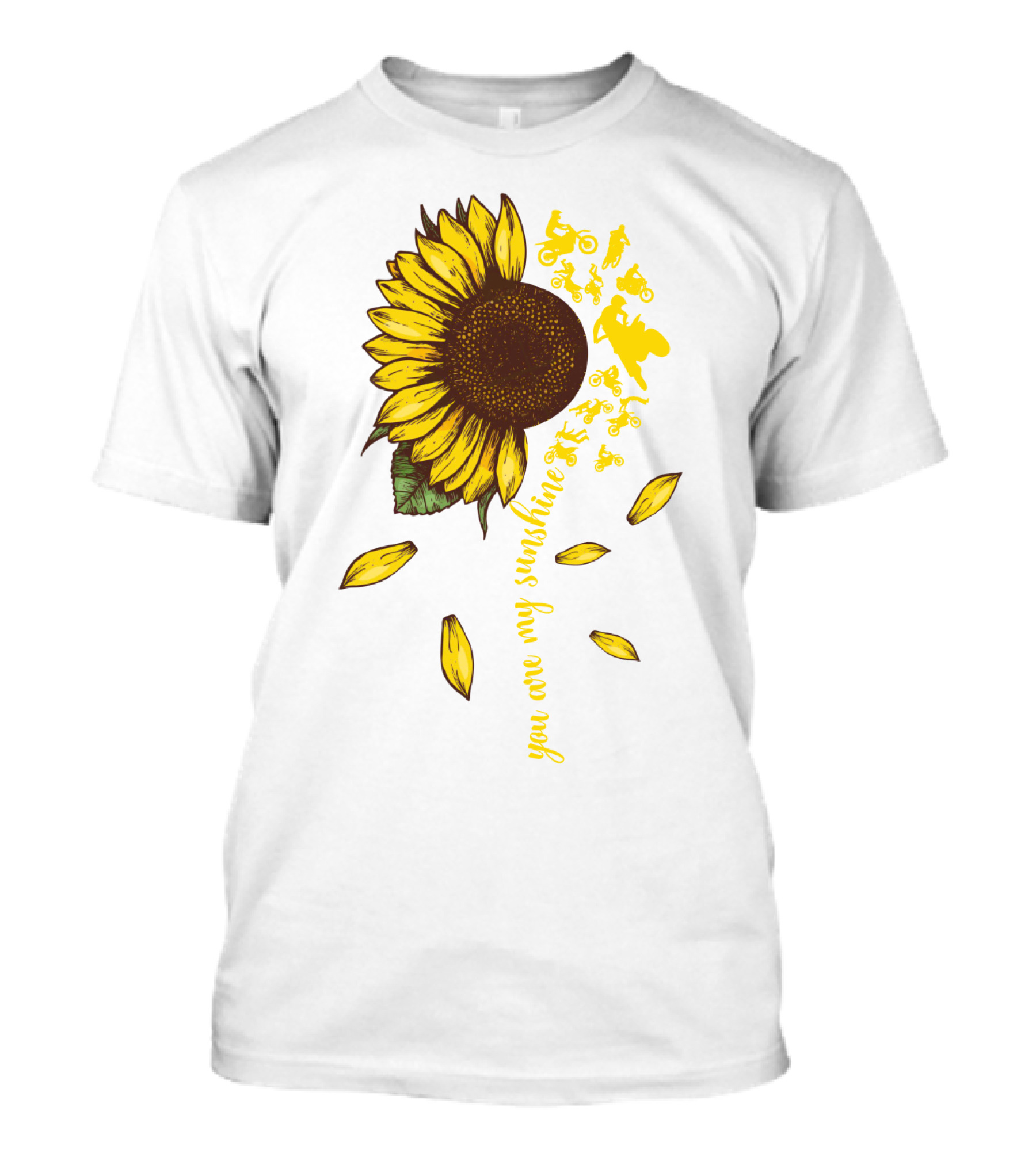 You Are My Sunshine Sunflower Hippie Butterfly T-Shirt