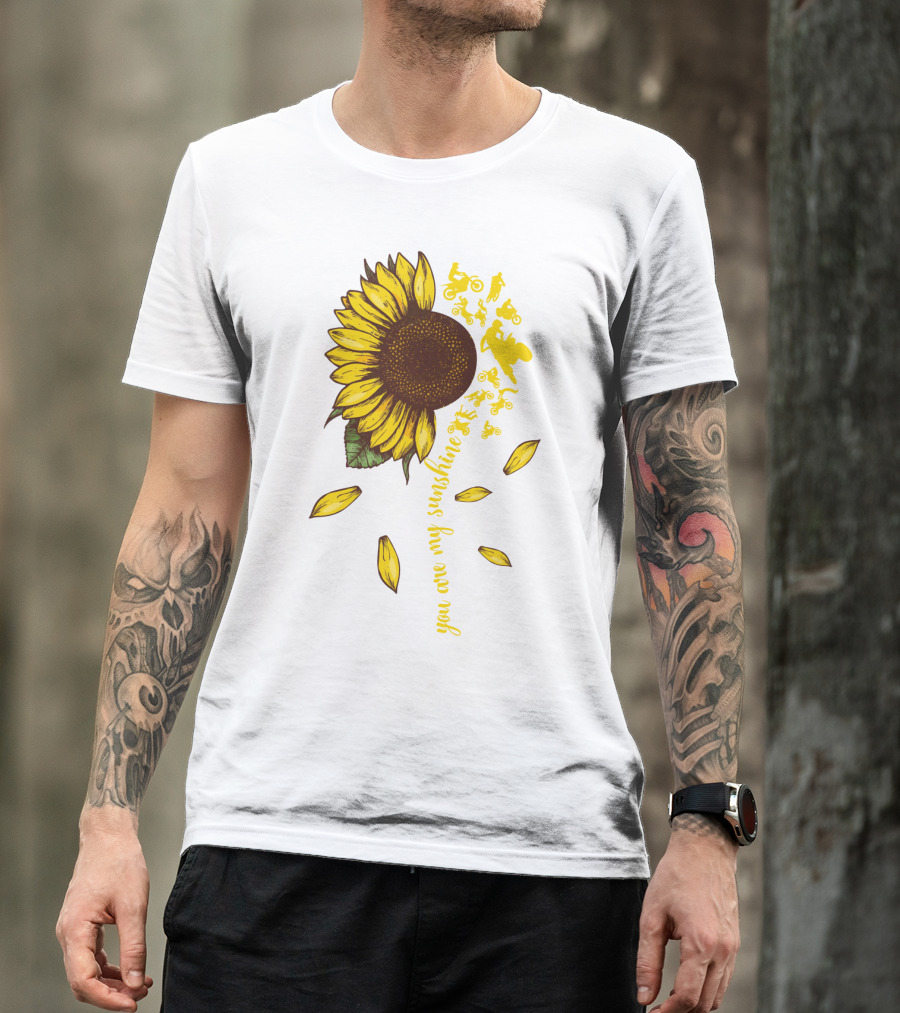 You Are My Sunshine Sunflower Hippie Butterfly T-Shirt