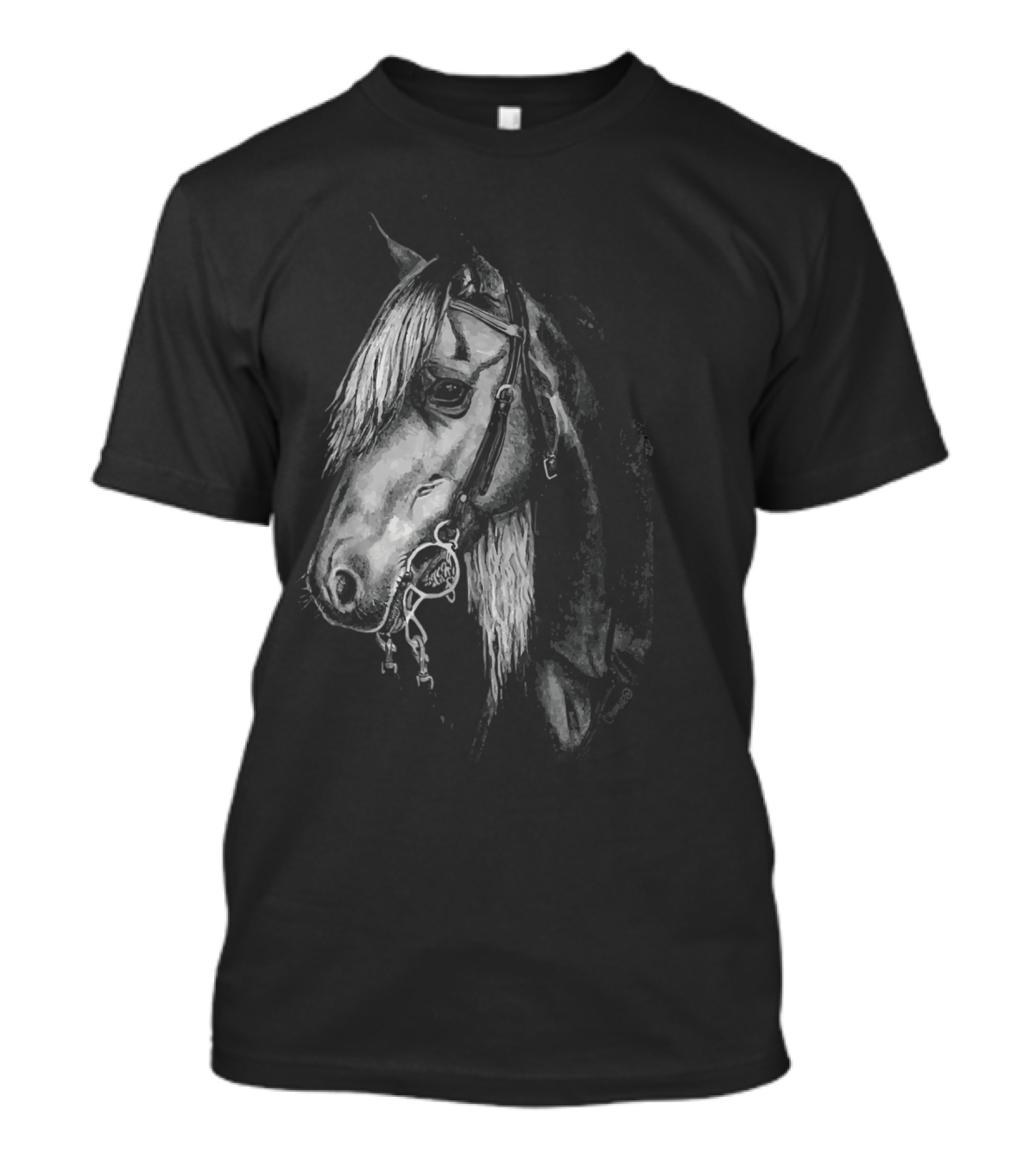 Horse Illustration For Women And Teen Girls T-Shirt