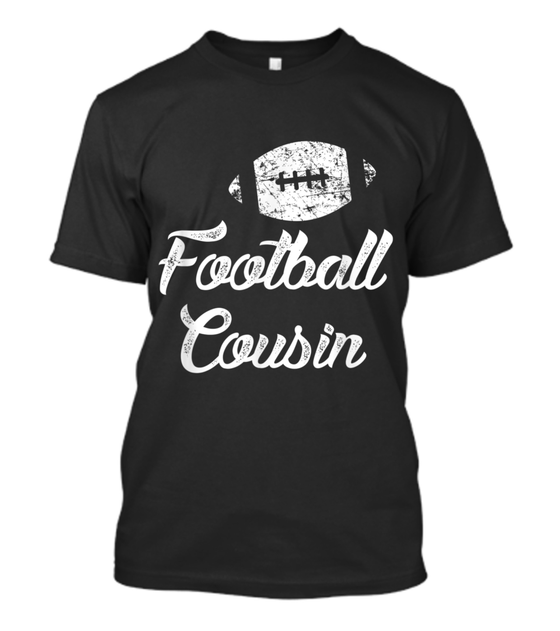 Football Family Cousin Grunge Style Football T-Shirt