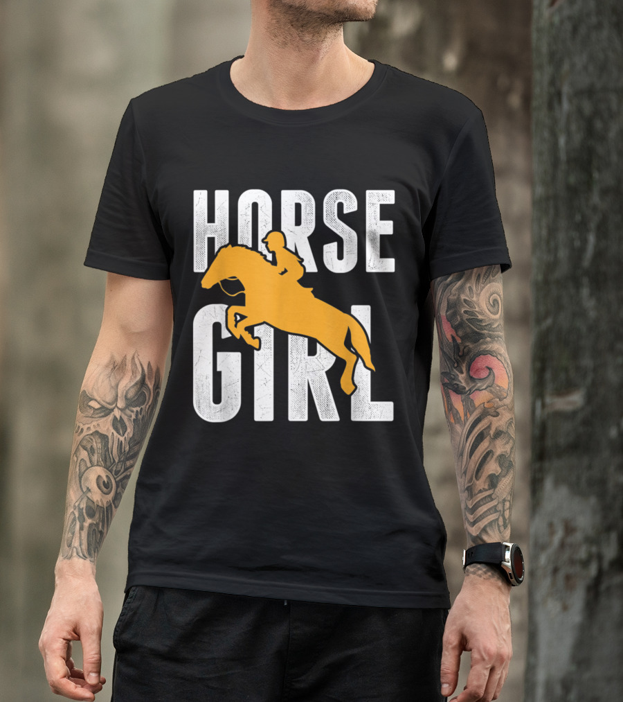Horse Girl Equestrian Daughter Riding Horse T-Shirt