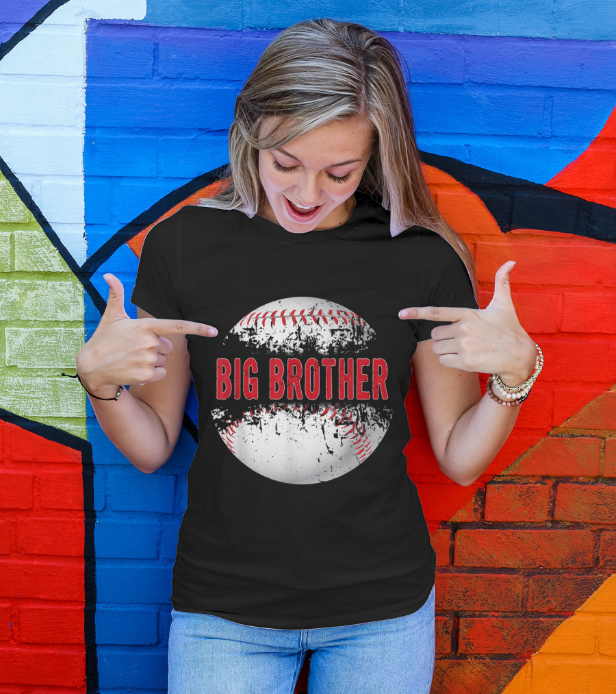Big Brother Baseball Softball Lover Ball T-Shirt