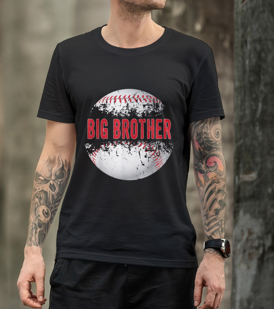 Big Brother Baseball Softball Lover Ball T-Shirt