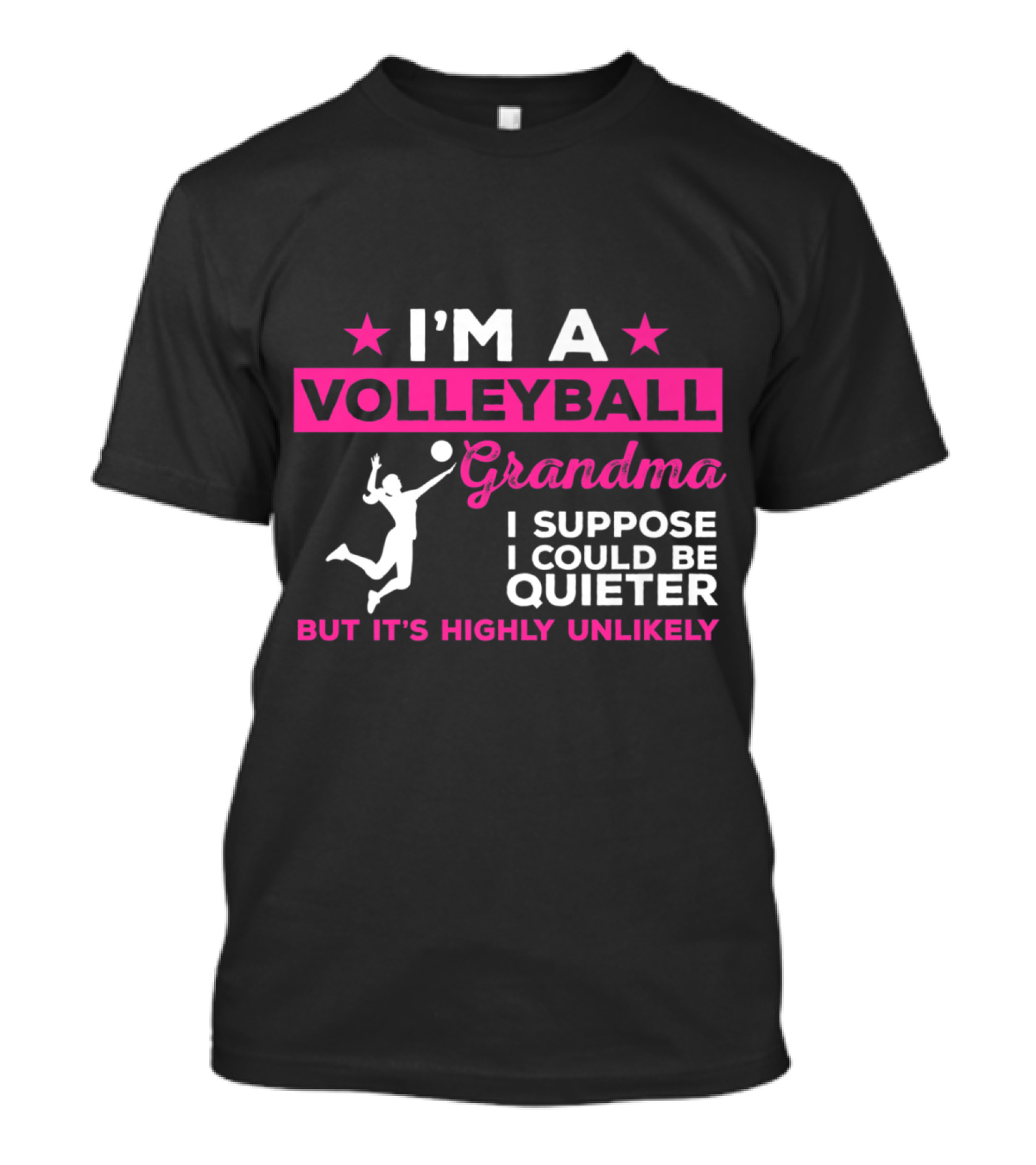 I'm A Volleyball Grandma I Suppose I Could Be Quieter But It's Highly Unlikely T-Shirt