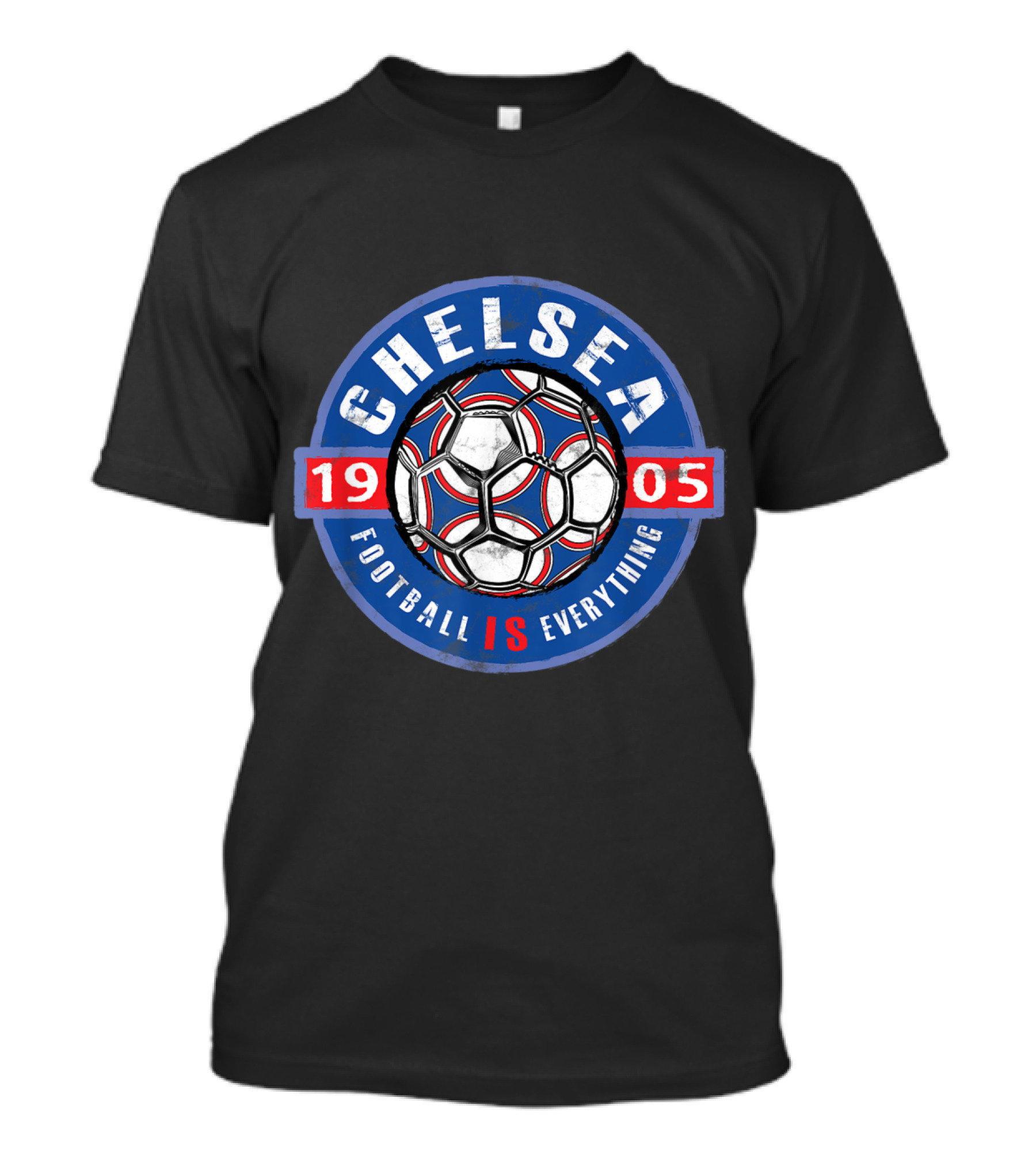 Chelsea 1905 Football Is Everything Soccer Ball Emblem T-Shirt