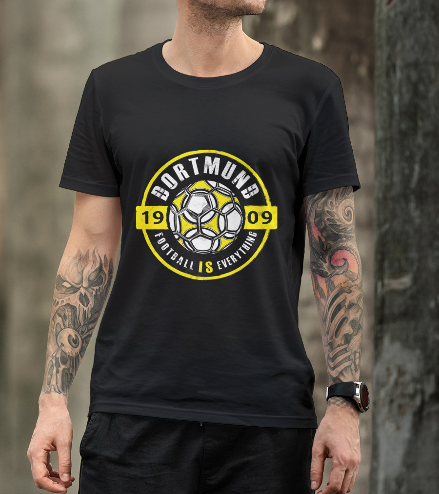 Dortmund Football Is Everything 1909 Soccer Ball T-Shirt