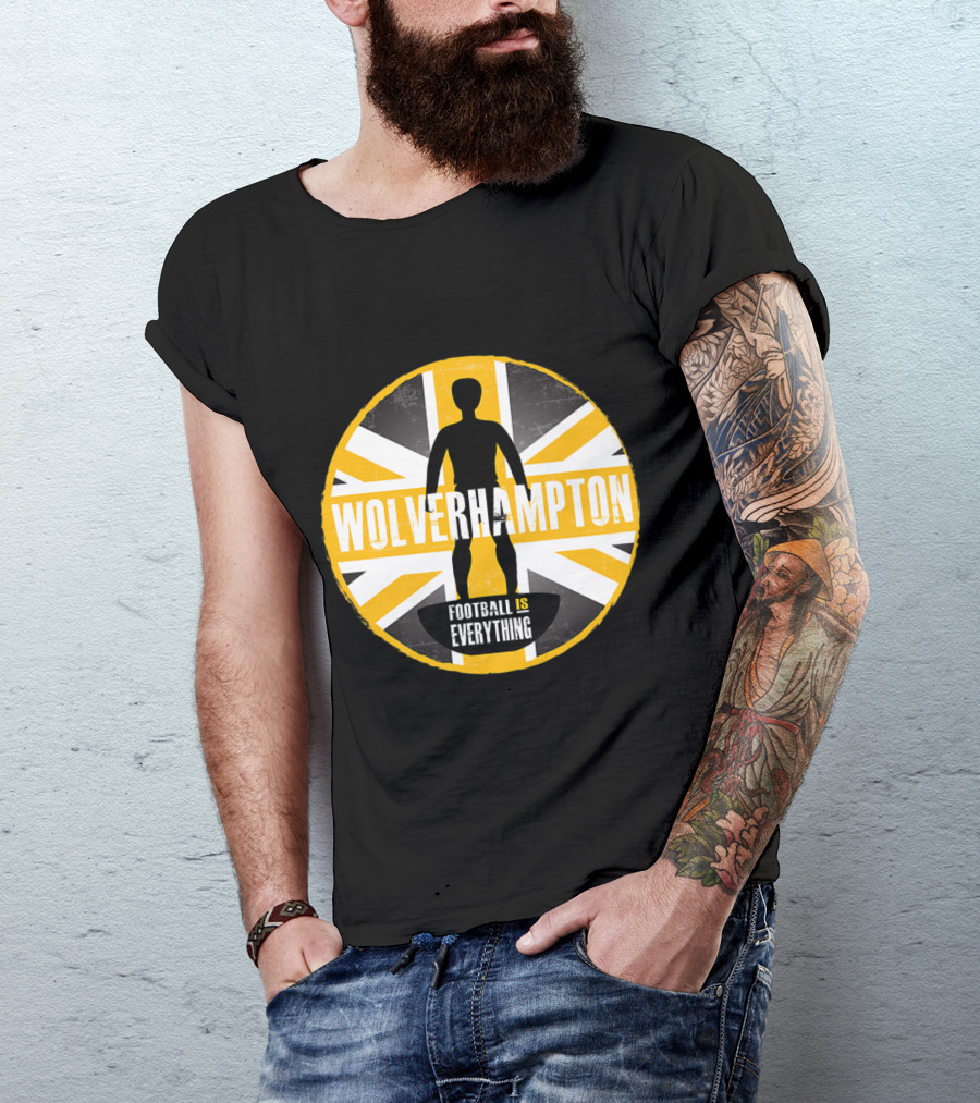 Wolverhampton Football Is Everything Union Jack T-Shirt