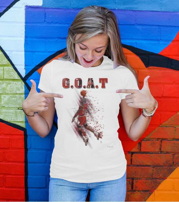 Basketball Chicago Jordan 23 G.O.A.T Dunk T-Shirt