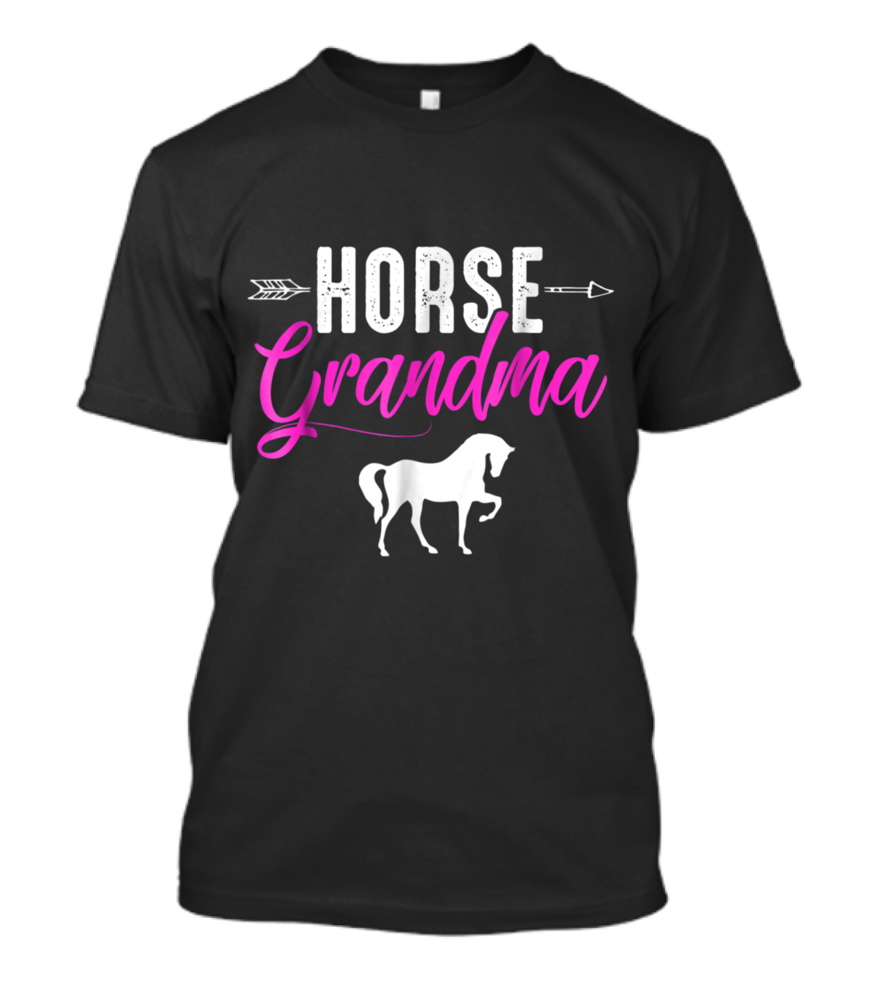 Horse Grandma With Arrow And Horse T-Shirt