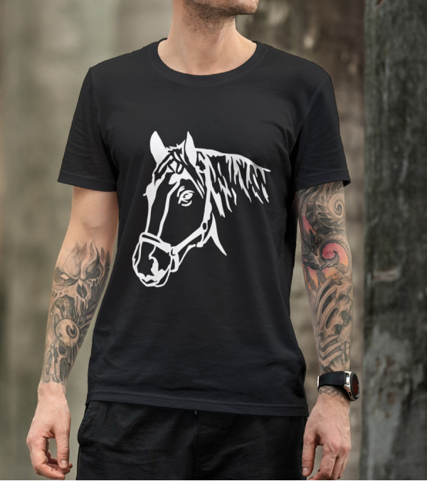 Realistic Horse Head T-Shirt
