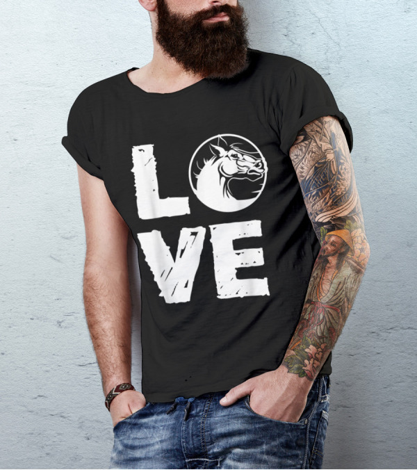 Love Horses Equestrian Appreciation T-Shirt