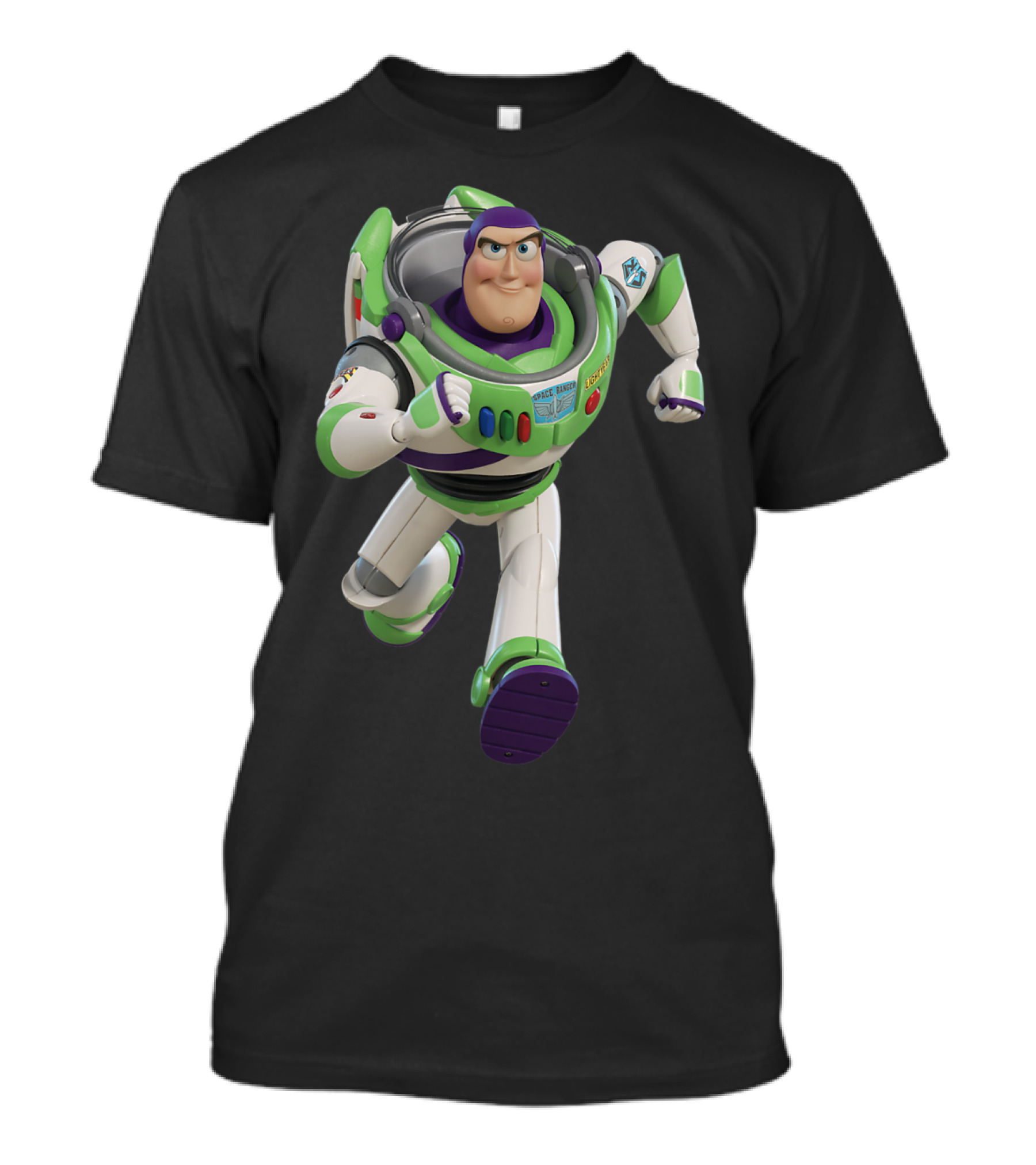 Buzz Lightyear Toy Story 4 Disney Pixar Character Action Pose T-Shirt
