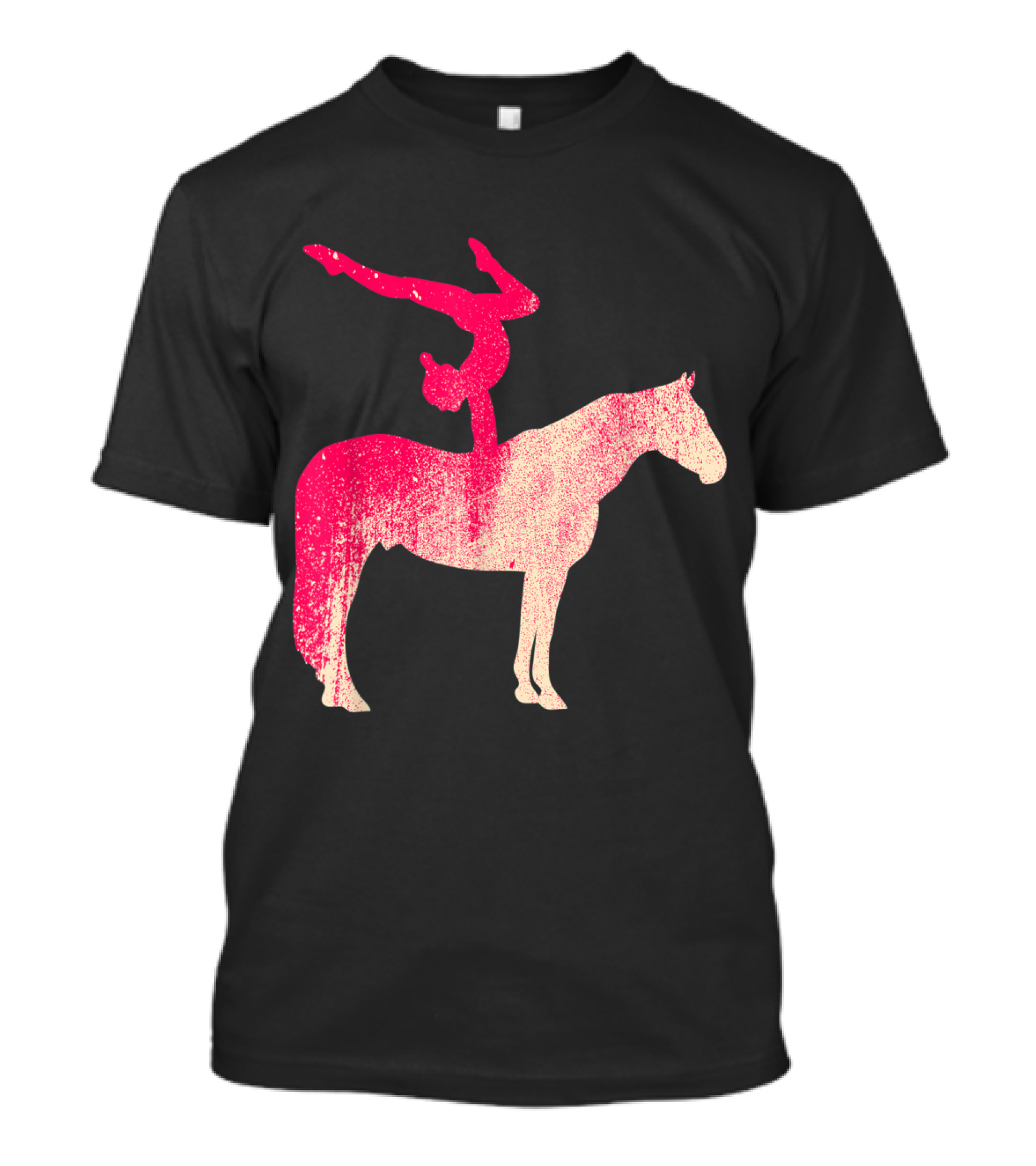 Horse Lover Equestrian Vaulting Acrobatics T-Shirt