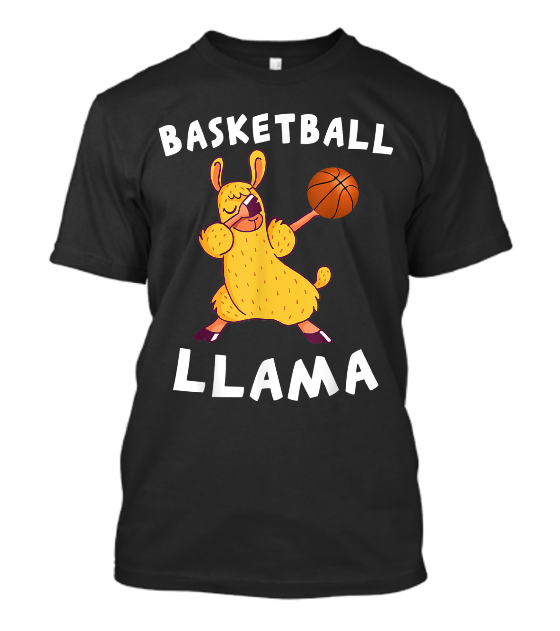 Basketball Llama Dabbing Llama With Basketball T-Shirt