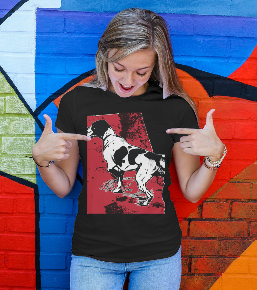 Alabama Coon Hunting Dog Distressed Red State T-Shirt