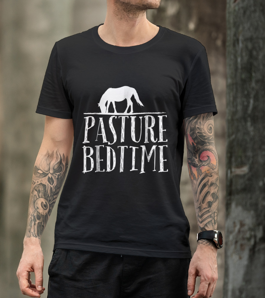 Horse Pasture Bedtime Grazing T-Shirt