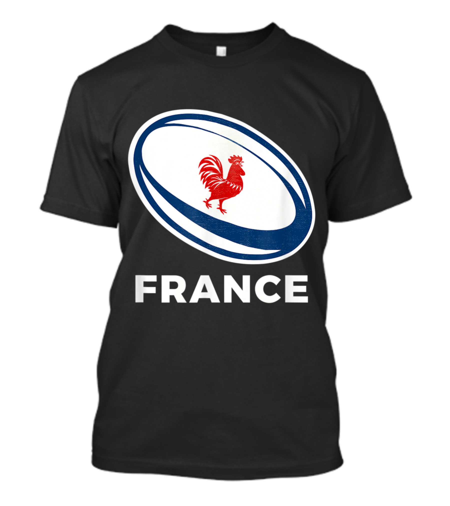 France Rugby Rooster Emblem T-Shirt