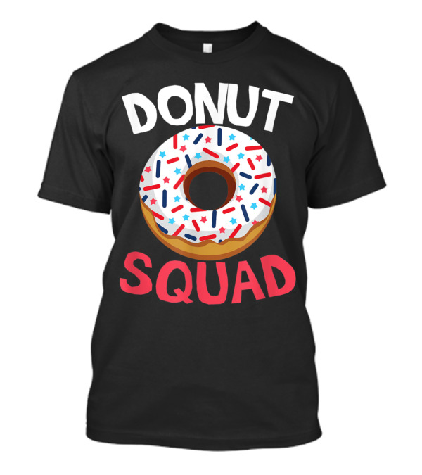 Funny Donut Squad Patriotic Sprinkles T-Shirt