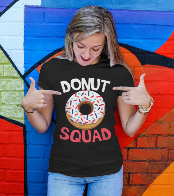 Funny Donut Squad Patriotic Sprinkles T-Shirt