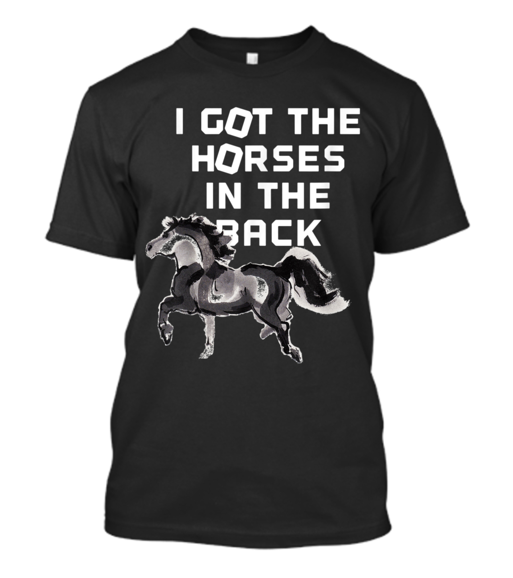 I Got The Horses In The Back Old Town Road Horse T-Shirt