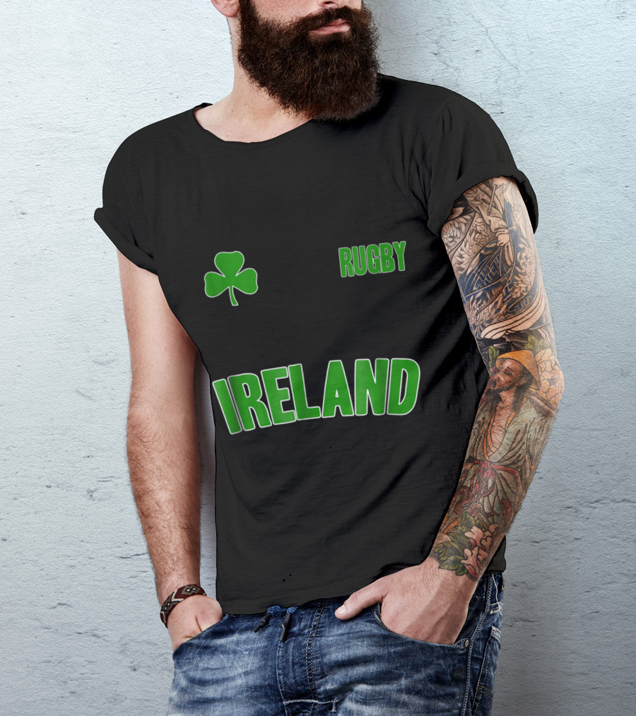 Ireland Rugby Shamrock Emblem T-Shirt