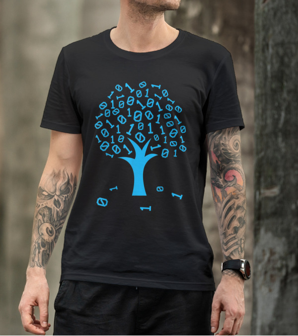 Binary Tree 1 0 Pattern For Computer Science Enthusiasts T-Shirt