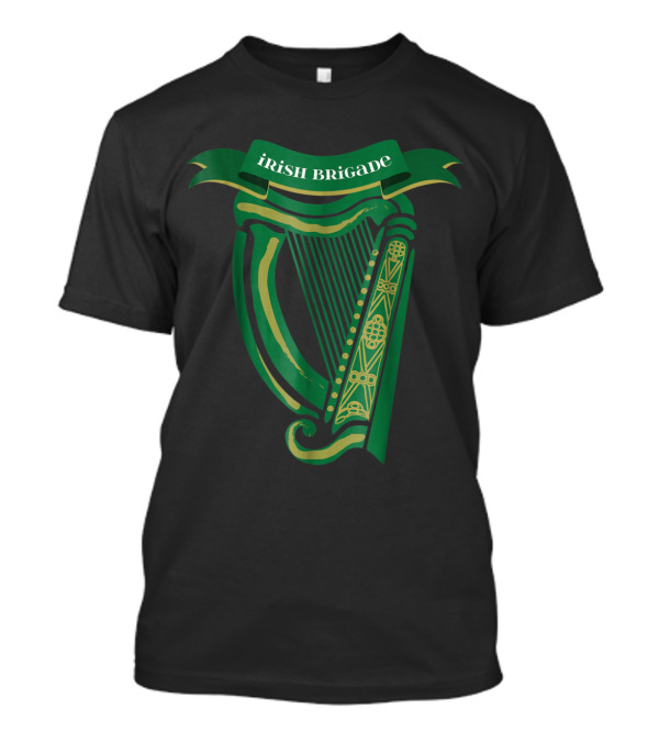 Irish Brigade Harp Symbol Civil War Heritage T-Shirt