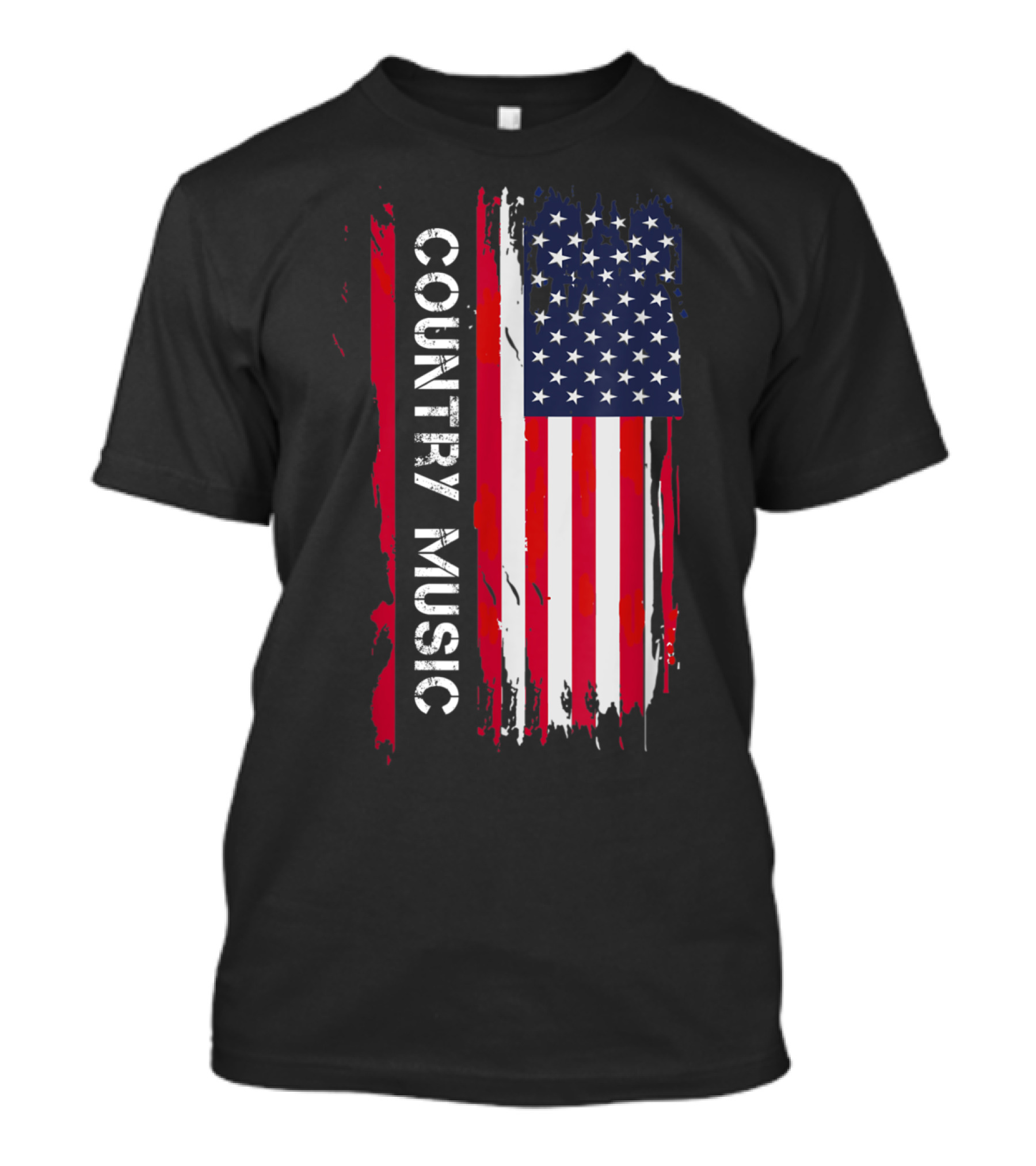 Country Music Fans American Flag Musicians T-Shirt