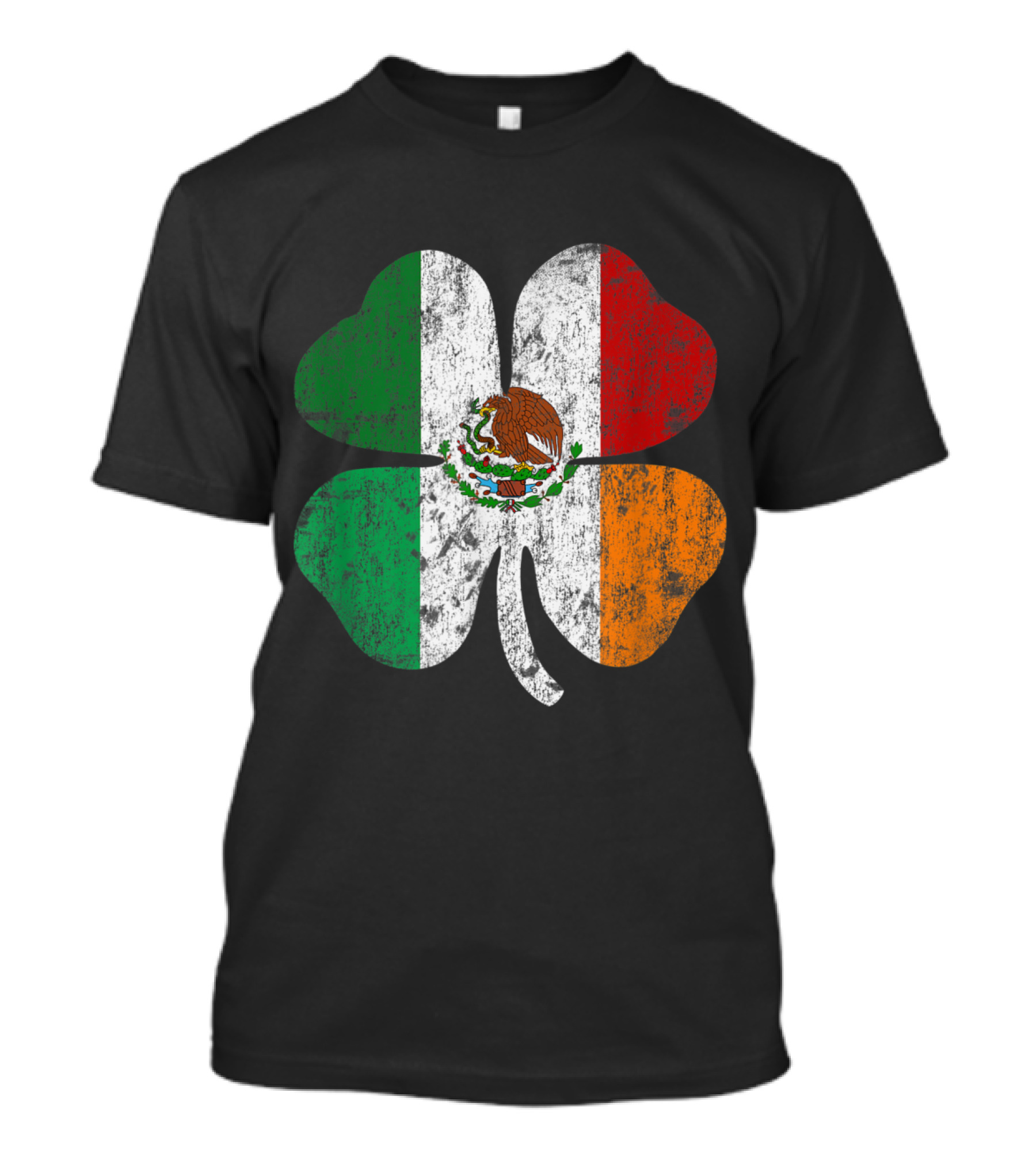 Irish Mexican Flag Clover Mexico Ireland St Patricks Day T-Shirt