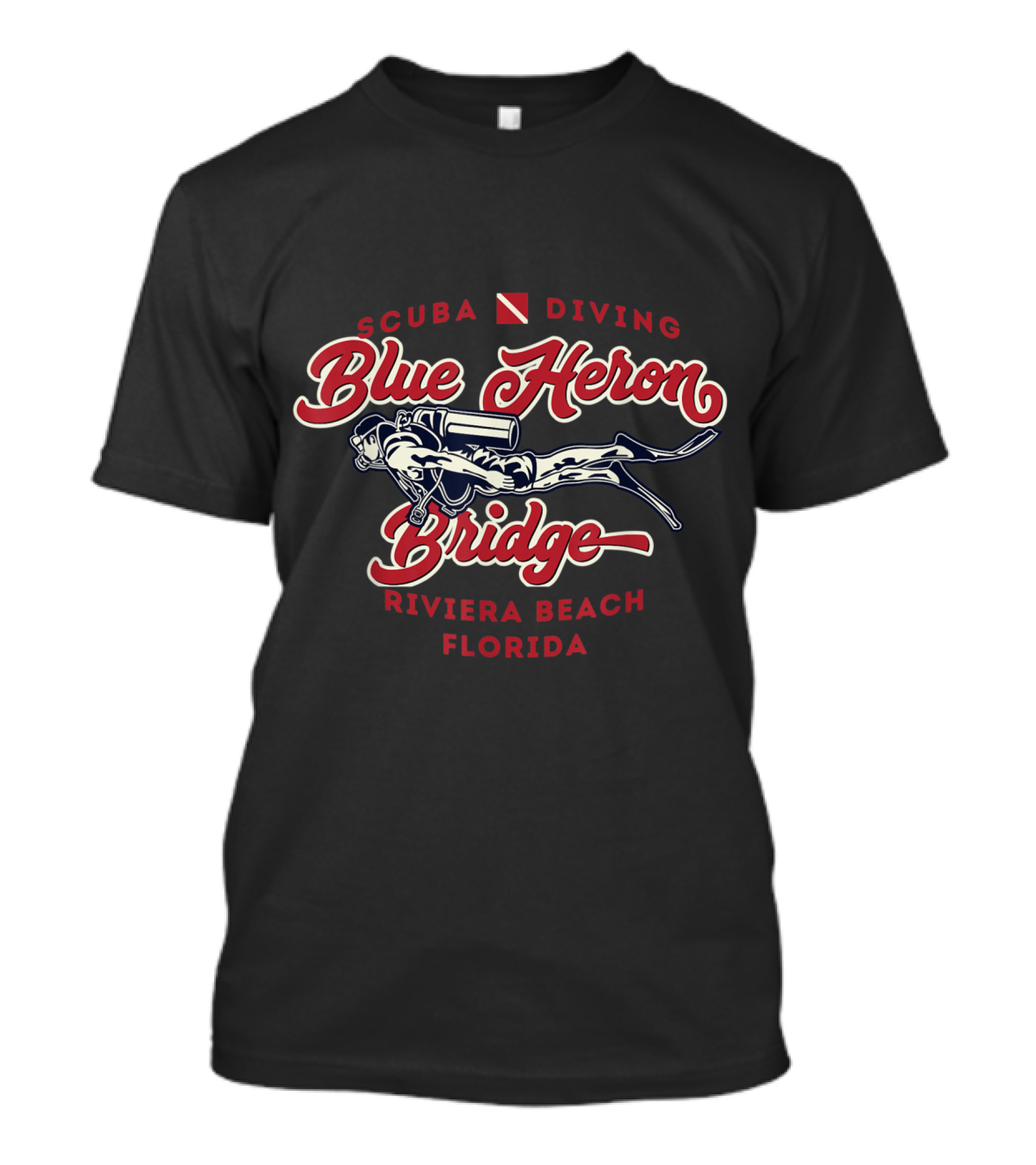 Scuba Diving Blue Heron Bridge Riviera Beach Florida T-Shirt