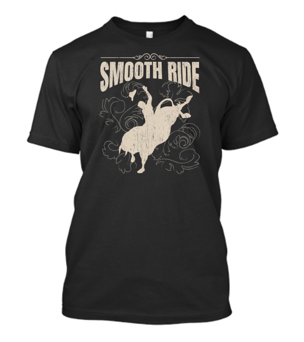 Smooth Ride Classic Bull Riding Rodeo T-Shirt