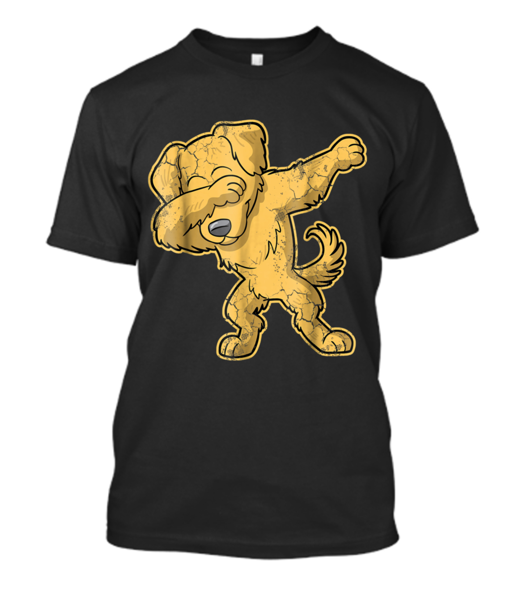 Golden Retriever Dabbing Dog Dab Funny Dance Pose T-Shirt