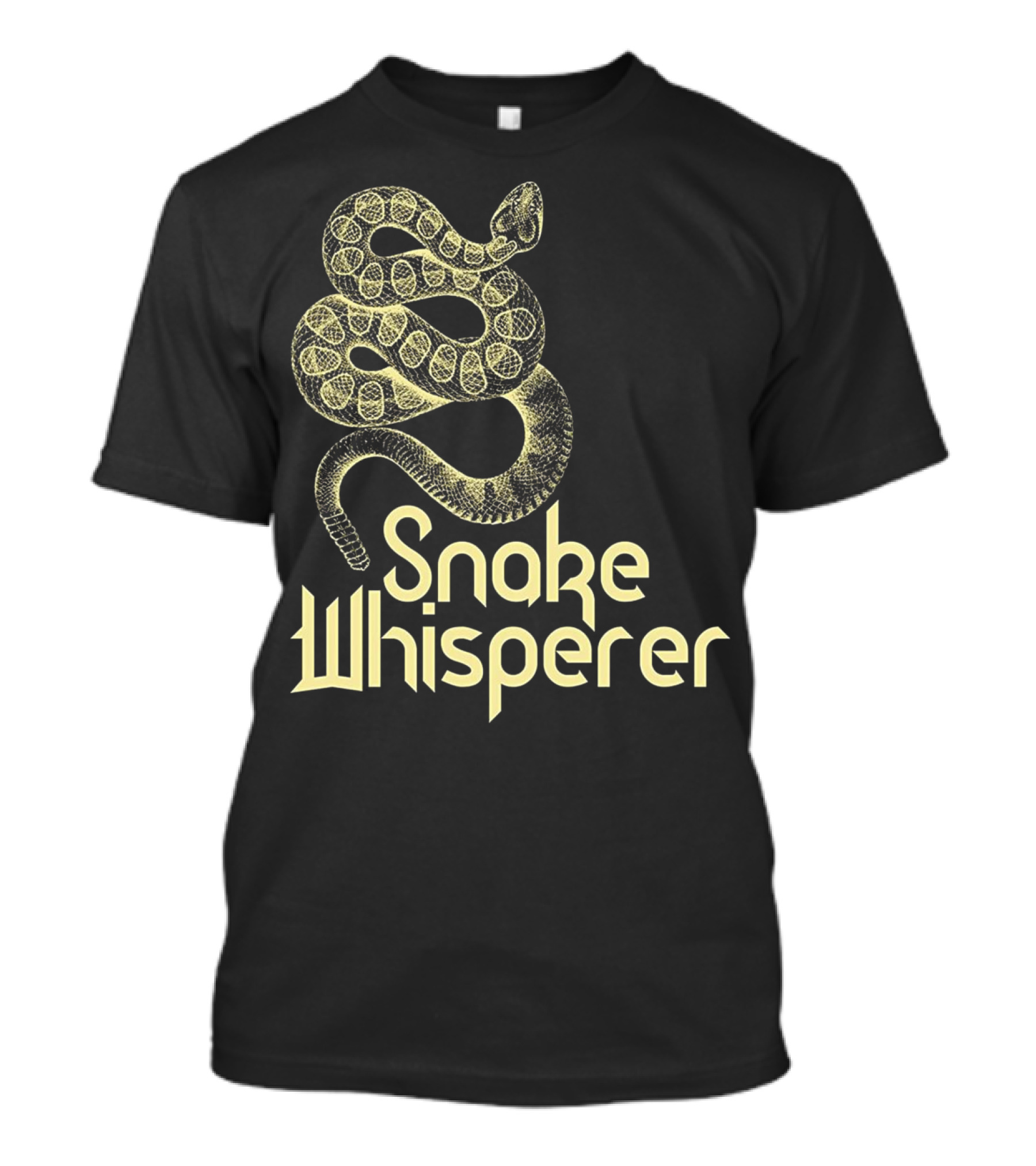 Vintage Snake Whisperer Graphic With Coiled Serpent T-Shirt