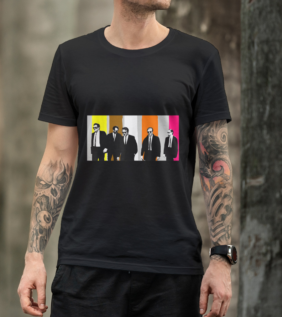 Reservoir Dogs Iconic Crime Movie Gangster Ensemble T-Shirt