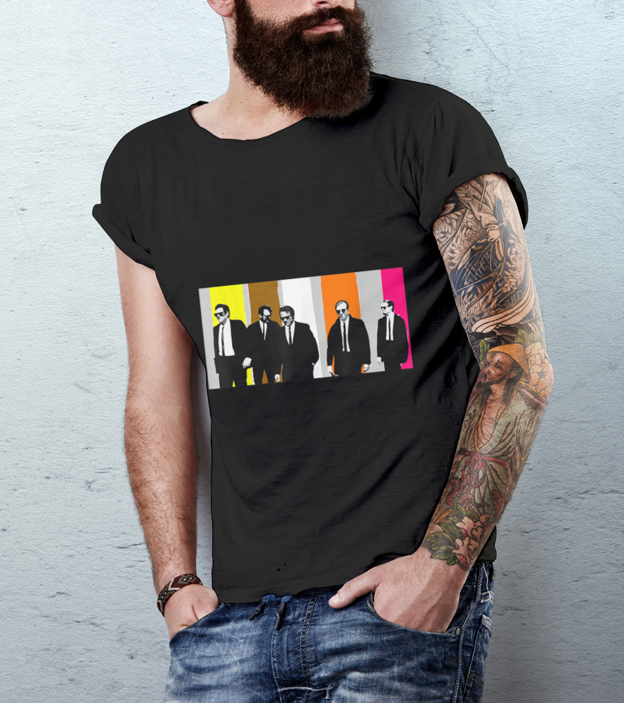Reservoir Dogs Iconic Crime Movie Gangster Ensemble T-Shirt