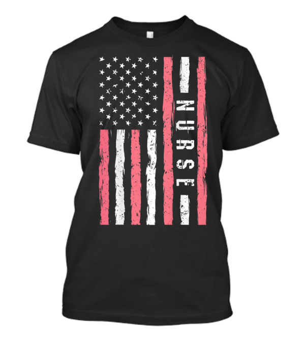 American Flag Vintage Nurse Quote T-Shirt