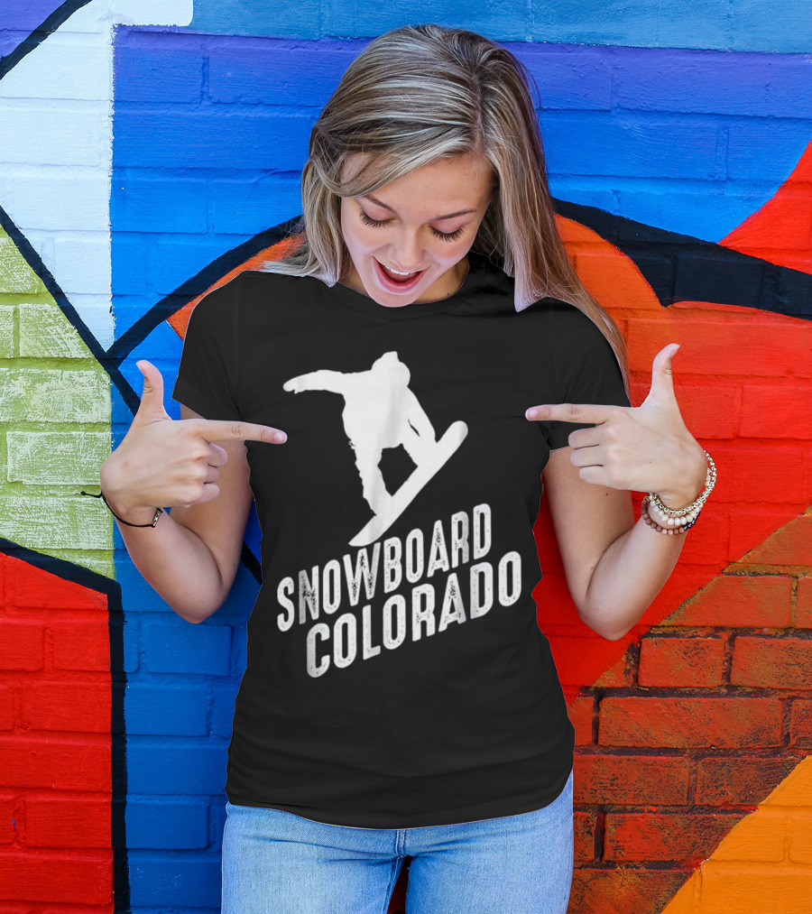 Snowboard Colorado Extreme Winter Sports Action T-Shirt