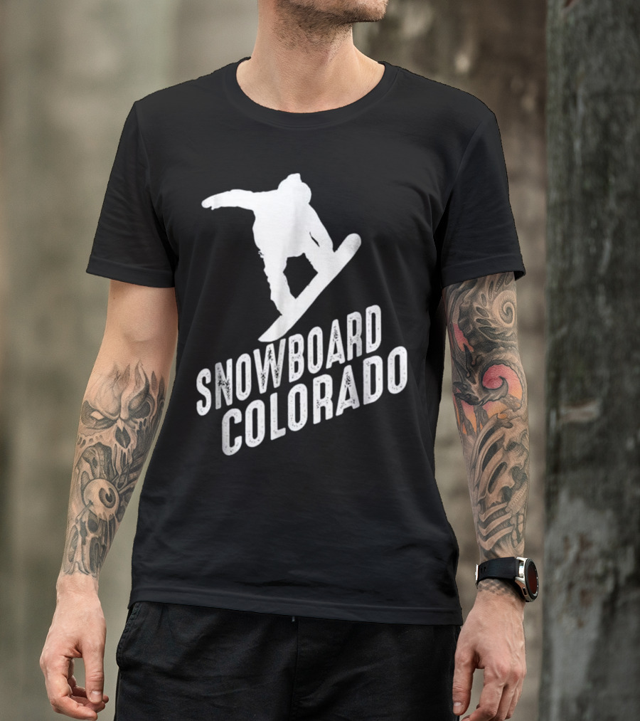 Snowboard Colorado Extreme Winter Sports Action T-Shirt