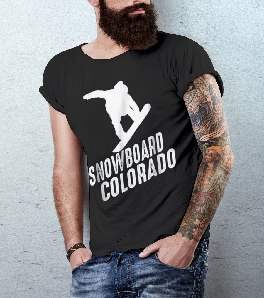 Snowboard Colorado Extreme Winter Sports Action T-Shirt