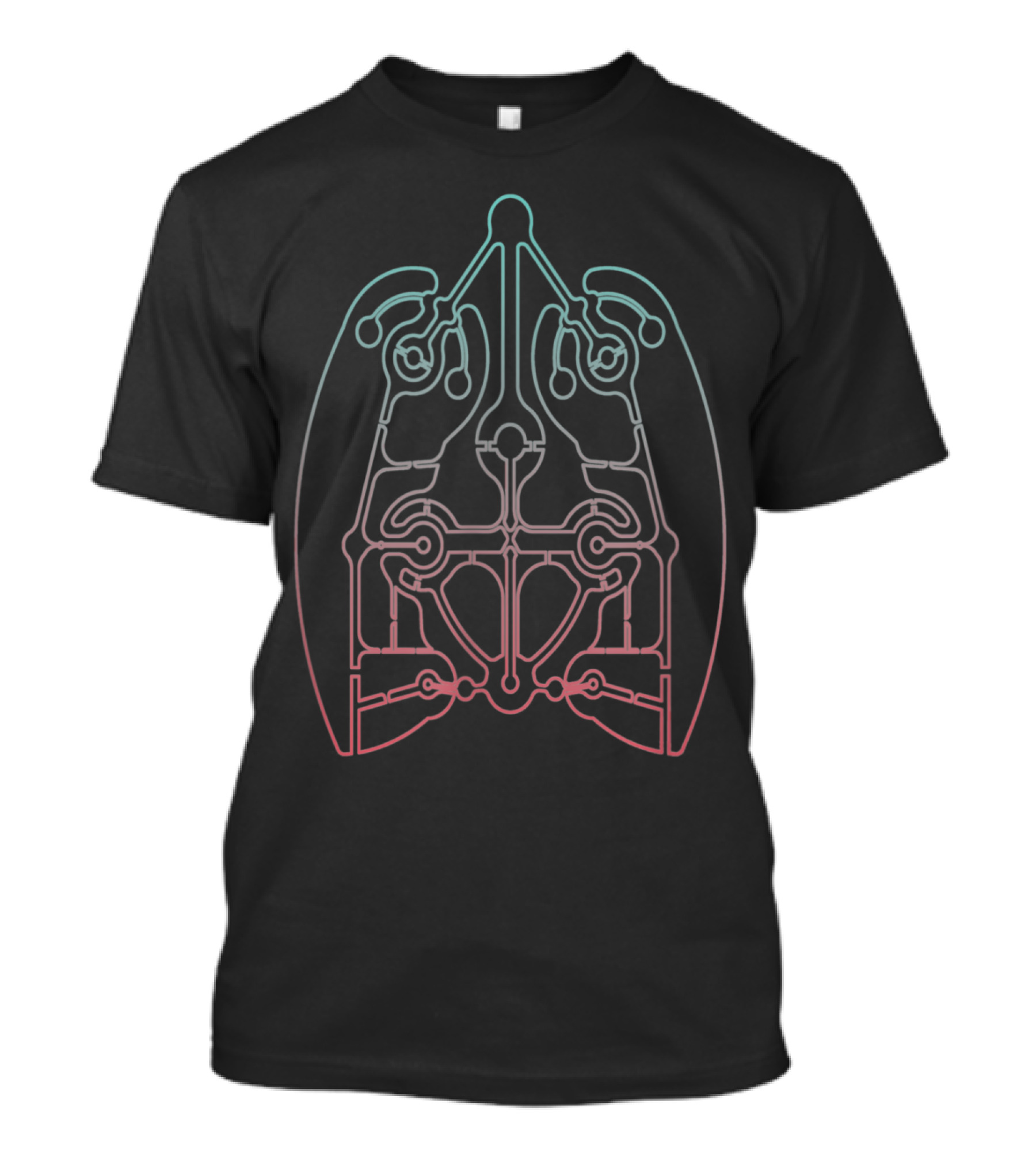 Mechanical Engineer Neural Circuit Design Machine Blueprint T-Shirt