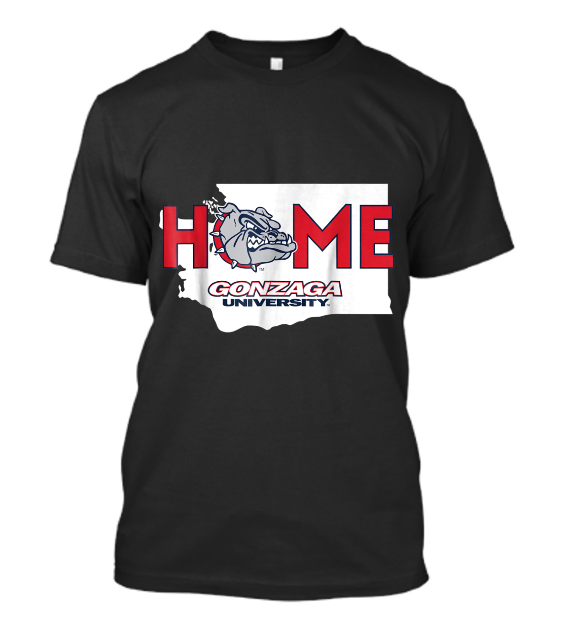 Gonzaga University Bulldogs Home Washington State T-Shirt