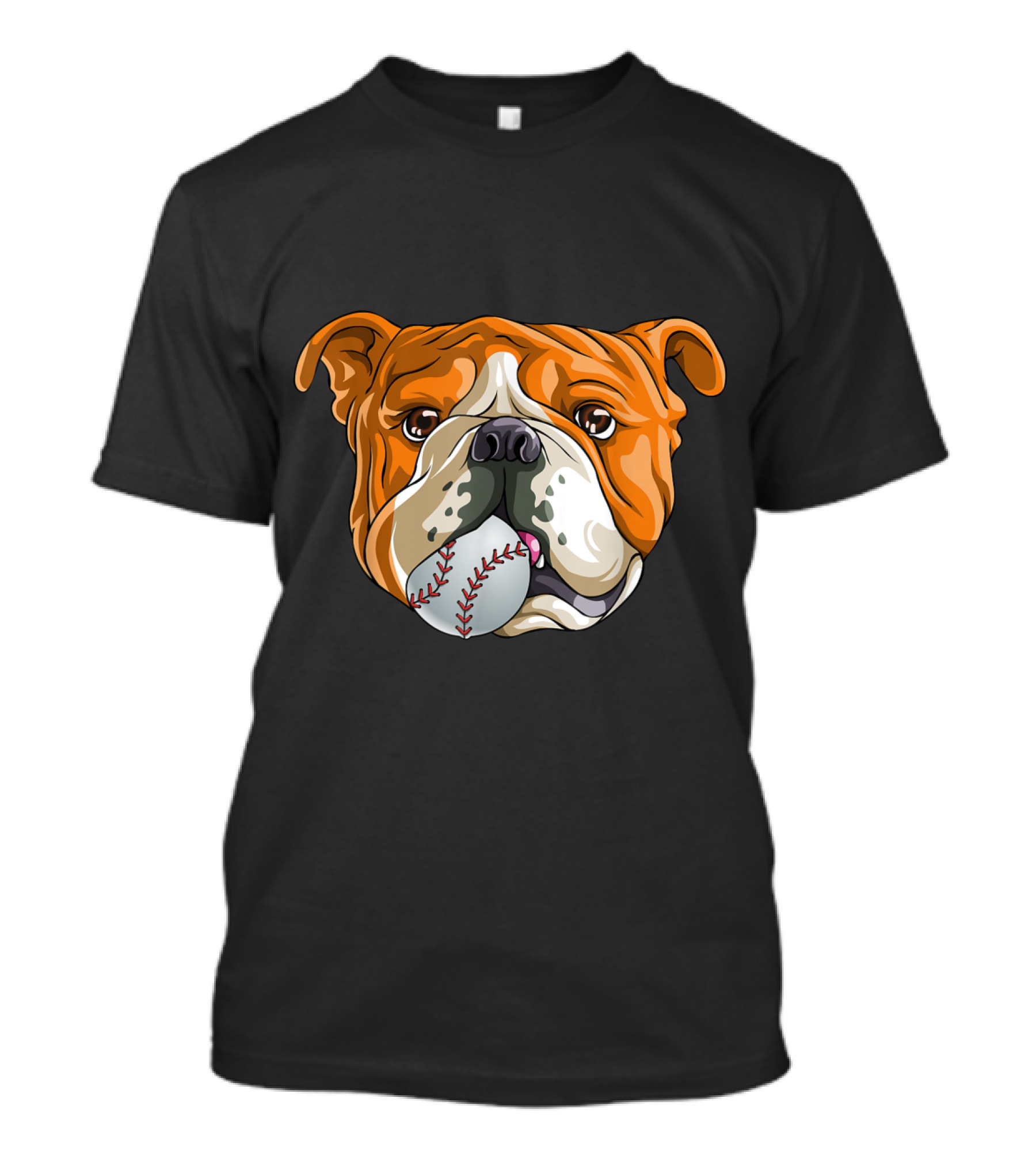 English Bulldog Holding Baseball T-Shirt